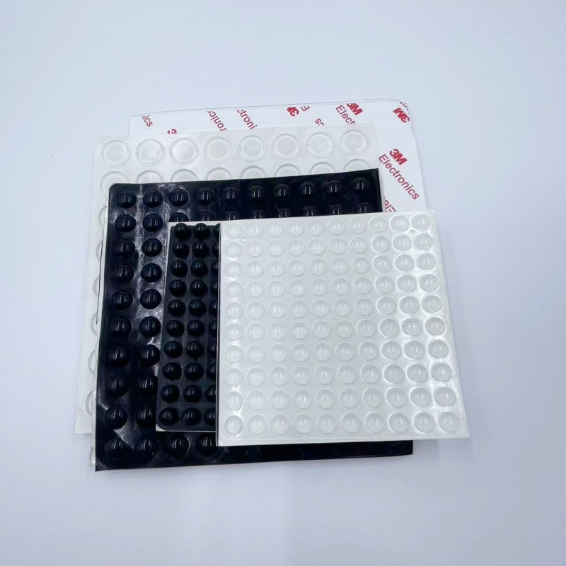 半圆形透明硅胶垫橡胶垫网格胶垫耐高温价格优惠